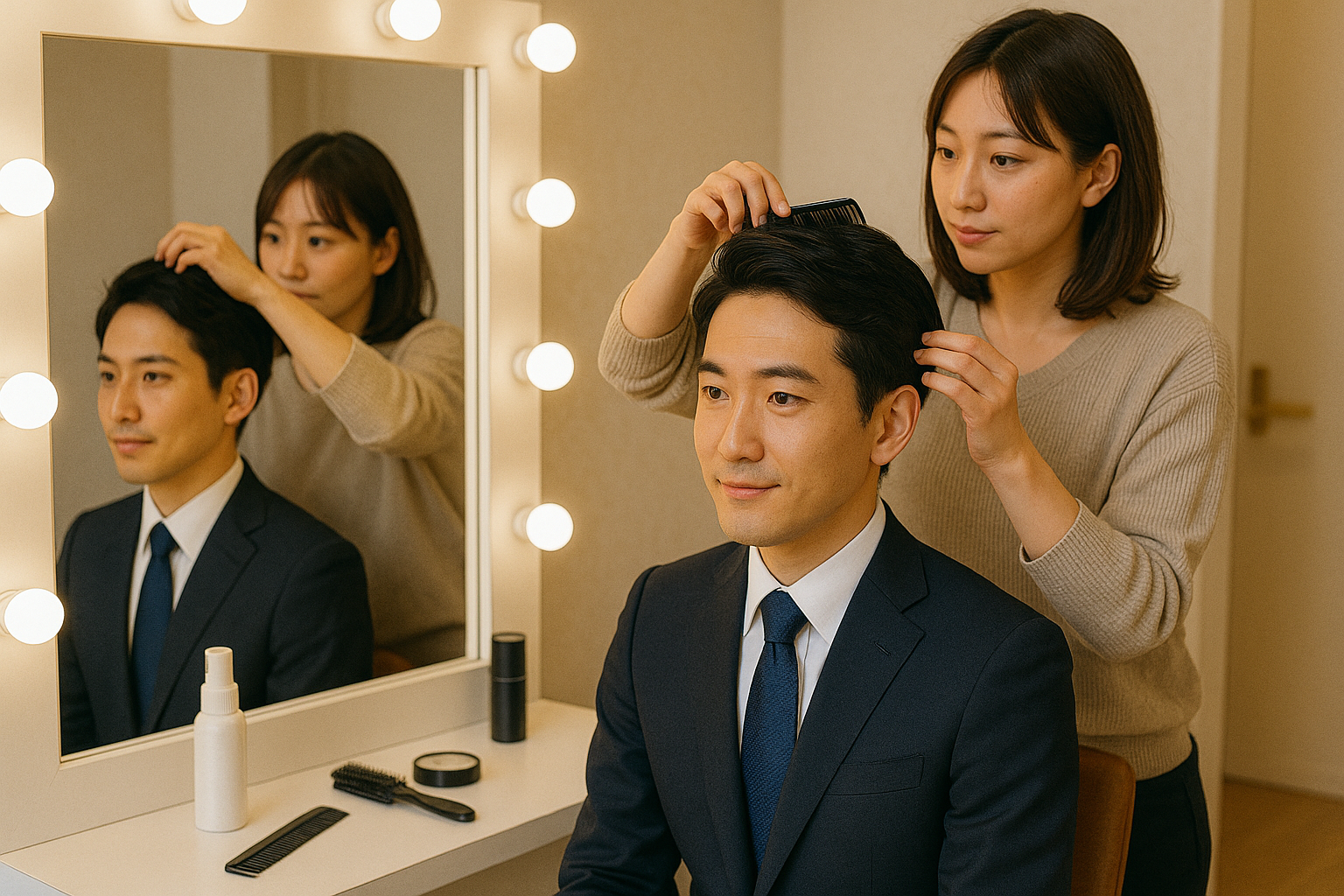 婚活写真 男性 プロフィール写真 撮影事例1