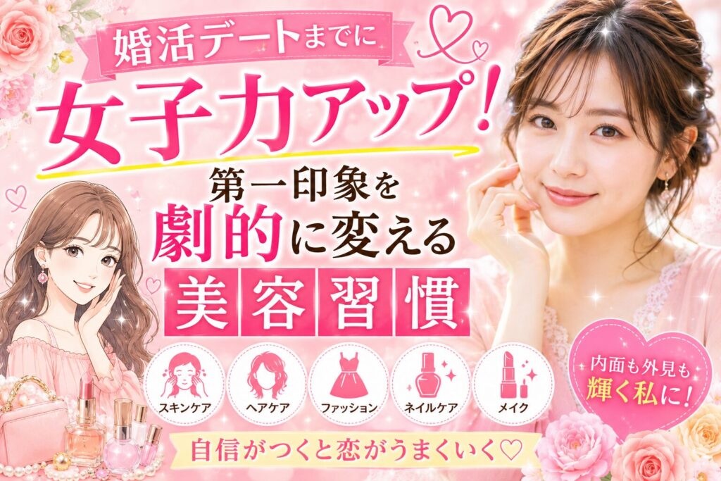 婚活デートまでに女子力アップ！ 第一印象を劇的に変える美容習慣